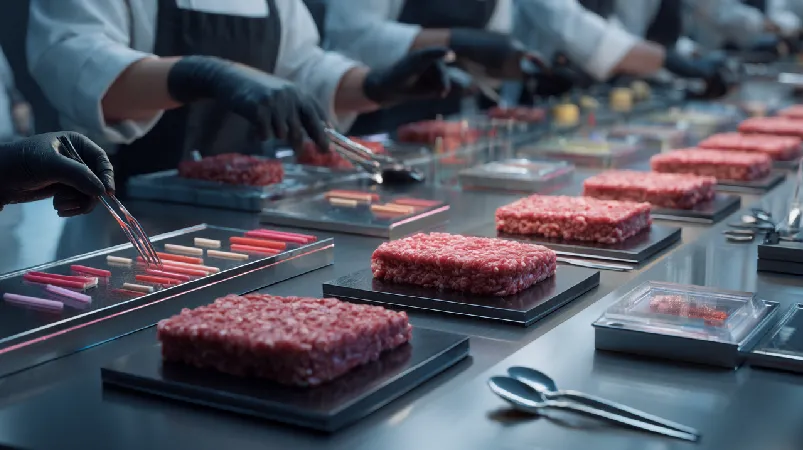 تحلیل آزمایشگاهی طعم و مقایسه پتی‌های برگر در محیط علمی کیوب برگر