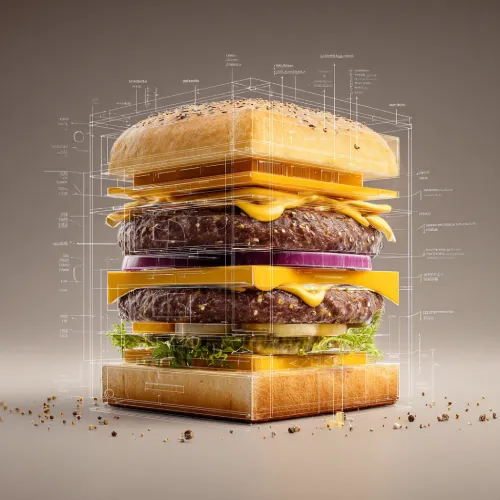 هویت طعمی کیوب برگر