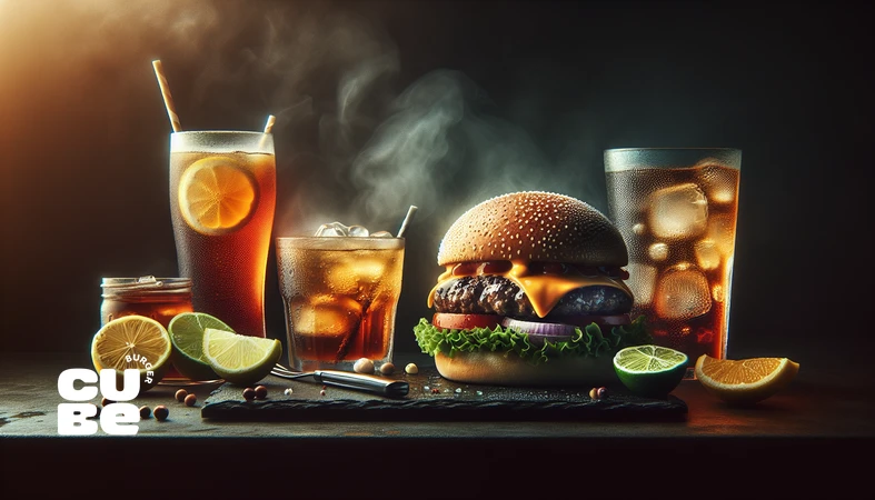 نوشیدنی کنار برگر؛ چه چیزی چربی را میبُرد و طعم را شفاف میکند؟