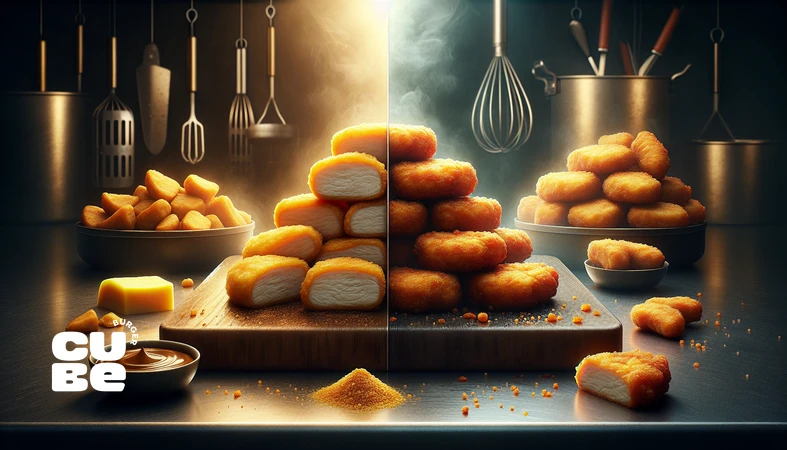 ناگت مرغ؛ تفاوت ساختار صنعتی و دستساز در طعم و بافت