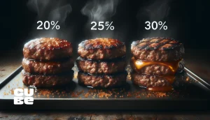 مقایسه چربی ۲۰٪، ۲۵٪ و ۳۰٪