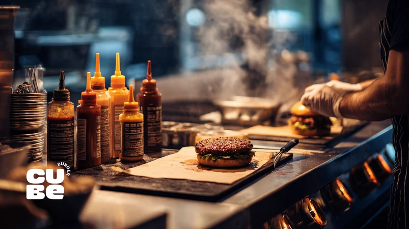 روزمره آشپزخانه کیوب برگر؛ روتین حرفهای پشت هر لقمه استاندارد