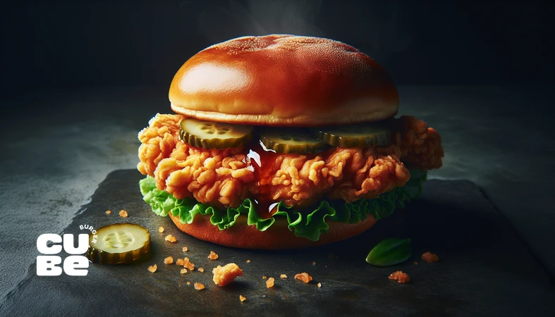 ساندویچ مرغ سوخاری؛ چالش حفظ تردی در کنار نان و سس