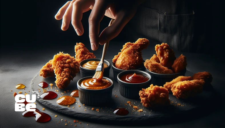 سسهای مرغ سوخاری؛ چگونه تندی، اسیدیته و چربی را متعادل کنیم؟