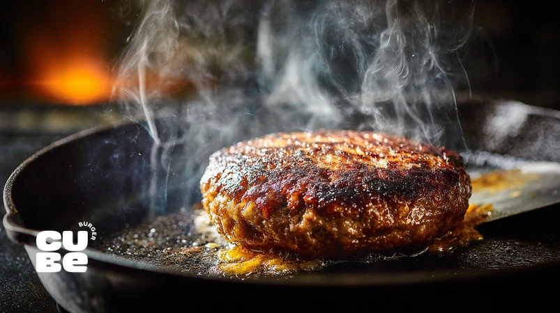 چطور در خانه برگر حرفهای درست کنیم؟ تکنیکهای تابه برای پوسته طلایی