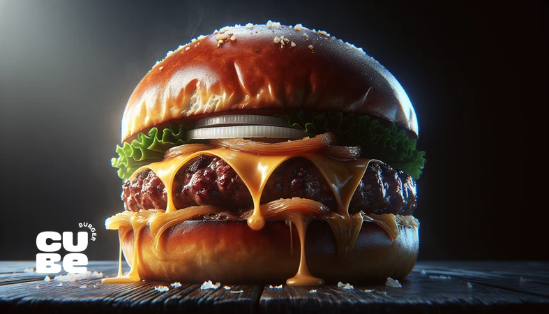 کنتراست بافت در لقمه برگر؛ هنر ترکیب نرمی و تردی